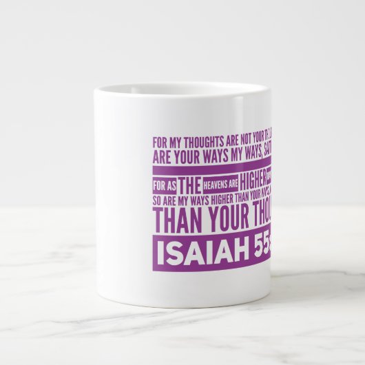 Gedanken Jumbo Tasse (Vorderseite)