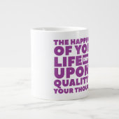 Gedanken - Jumbo-Tasse (Vorderseite)