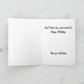 Gedanken-Polizei kardiert Karte (Innenseite)