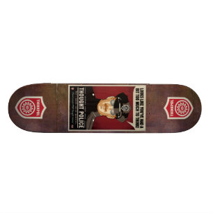 Gedanken-Polizei-Skateboard Skateboard
