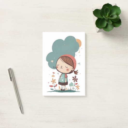 Gedanken Post-it Klebezettel (Büro)