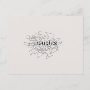 Gedanken Postkarte