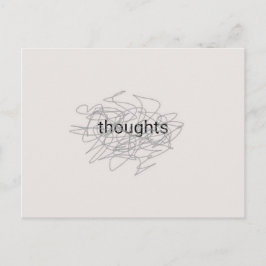 Gedanken Postkarte