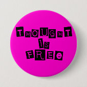 Gedanken sind frei button (Vorderseite)