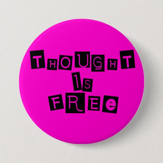 Gedanken sind frei button (Vorderseite)