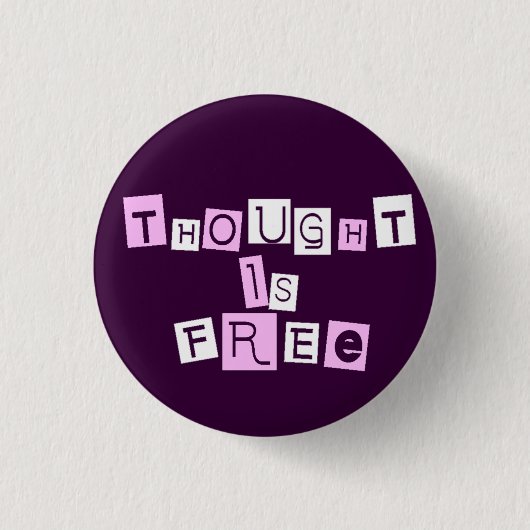 Gedanken sind frei button (Vorderseite)