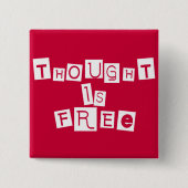 Gedanken sind frei button (Vorderseite)