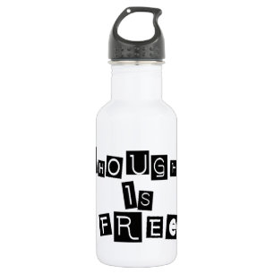 Gedanken sind frei trinkflasche