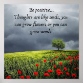 "Gedanken sind wie Samen... Poster (Vorne)