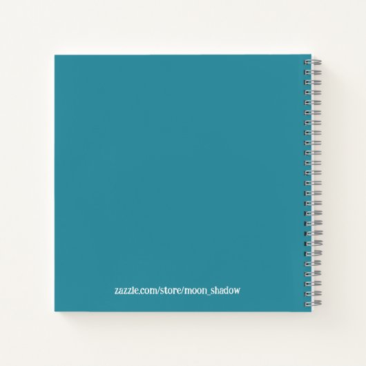 Gedanken Träume Pläne Boho Mandala Muster Notizblock (Rückseite)