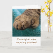 Gedanken über Krebs Funny Karte (Gelbe Blume)