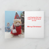 Gedanken über Sie zu Weihnachten (Innenseite)