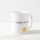 Gedanken und Tarrifs Kaffeetasse (VorderseiteRechts)