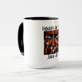 Gedanken von Meilen Tasse (Vorderseite Links)