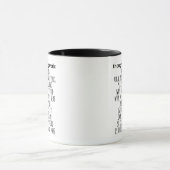 Gedanken während der Arbeit sarkastische Funny Off Tasse (Zentrum)