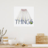 Gedanken werden zu Dingen Poster (Küche)
