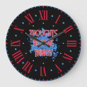 Gedanken werden zur Zeit Große Wanduhr (Vorderseite)