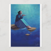 Gedanken wie Rose Petals Postkarte (Vorderseite)