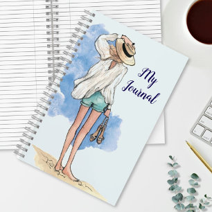 Gedanken zum Beach My Journal - Blau Notizblock