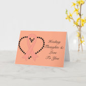 Gedanken zur Heilung des Uteruskrebses Karte (Gelbe Blume)