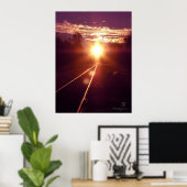 Gedankenbahn von Miyspirit Poster (Heimbüro)