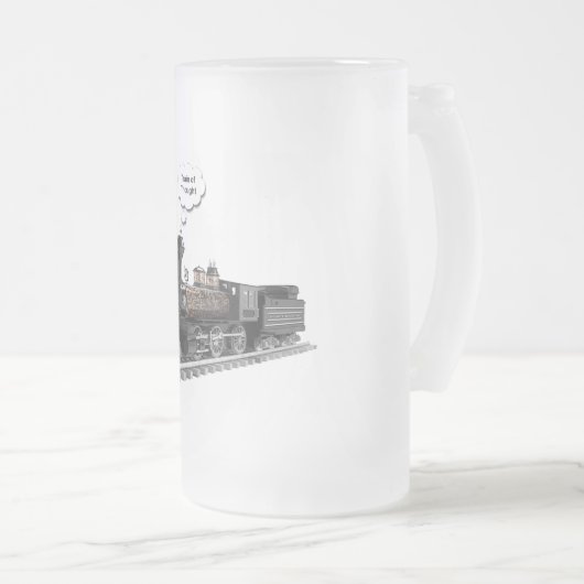 Gedankenbildung Mattglas Bierglas (VorderseiteRechts)