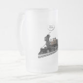 Gedankenbildung Mattglas Bierglas (Vorderseite Links)