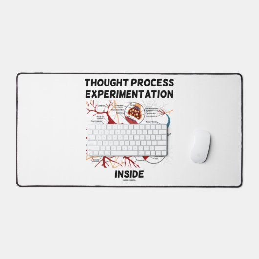 Gedankenexperimentelle Experimente in der Neuron-G Schreibtischunterlage (Tastatur & Maus)