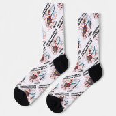 Gedankenexperimentelle Experimente in der Neuron-G Socken (Linkes Detail)