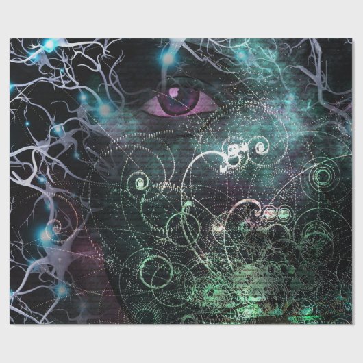 Gedankenflüstern Geschenkpapier (Flach)