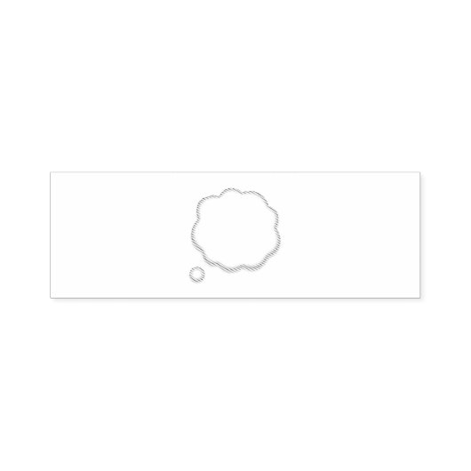 Gedankengesprächshubble - Emoji Permastempel (Design)