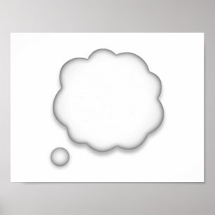 Gedankengesprächshubble - Emoji Poster