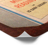 Gedankenlesen im Bar Poster (Ecke)