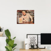 Gedankenlesen im Bar Poster (Heimbüro)