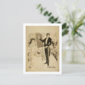 Gedankenlesen Postkarte (Stehend Vorderseite)