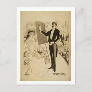 Gedankenlesen Postkarte