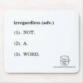 "Gedankenlos" Definition Mousepad (Vorne)