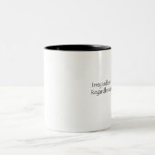 Gedankenlos Zweifarbige Tasse (Mittel)