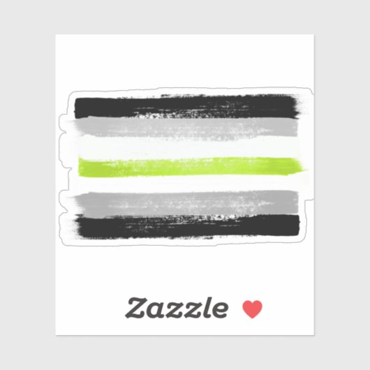 GEDANKENSTEIN PRIDE FLAG AUFKLEBER (Blatt)