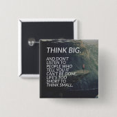 GEDANKENSTRICH - Inspirationsbegriffe Button (Vorne & Hinten)