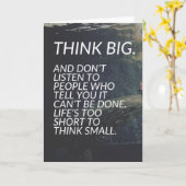 GEDANKENSTRICH - Inspirationsbegriffe Karte (Gelbe Blume)