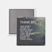 GEDANKENSTRICH - Inspirationsbegriffe Magnet (Vorderseite/Rückseite)