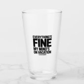 Gedankenurlaub Glas (Vorderseite)