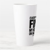 Gedankenurlaub Milchtasse (Vorderseite)