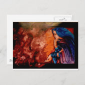 Gedankenverloren Postkarte (Vorne/Hinten)