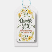 "Gedankenvolle Eleganz" Geschenkanhänger (Rückseite)