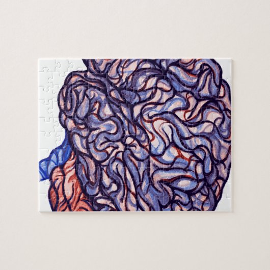 Gedanklich lösen puzzle (Horizontal)