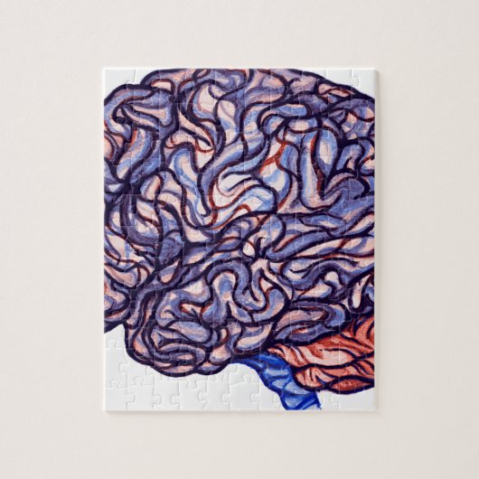 Gedanklich lösen puzzle (Vertikal)