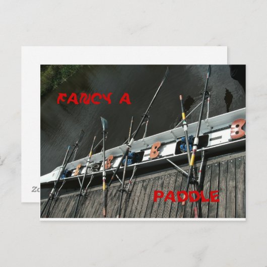 GEDC2103, PADDLE , EXTRAVAGANT A POSTKARTE (Vorne/Hinten)