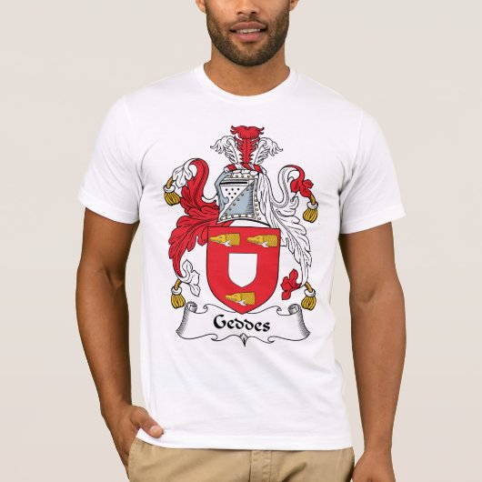 Geddes Familienwappen T-Shirt (Vorderseite)